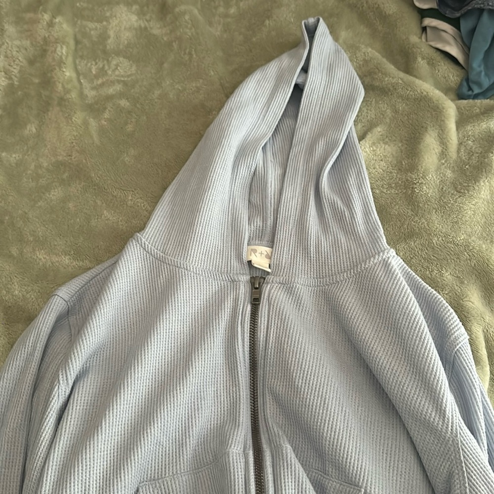 R and R girls size large blue jacket